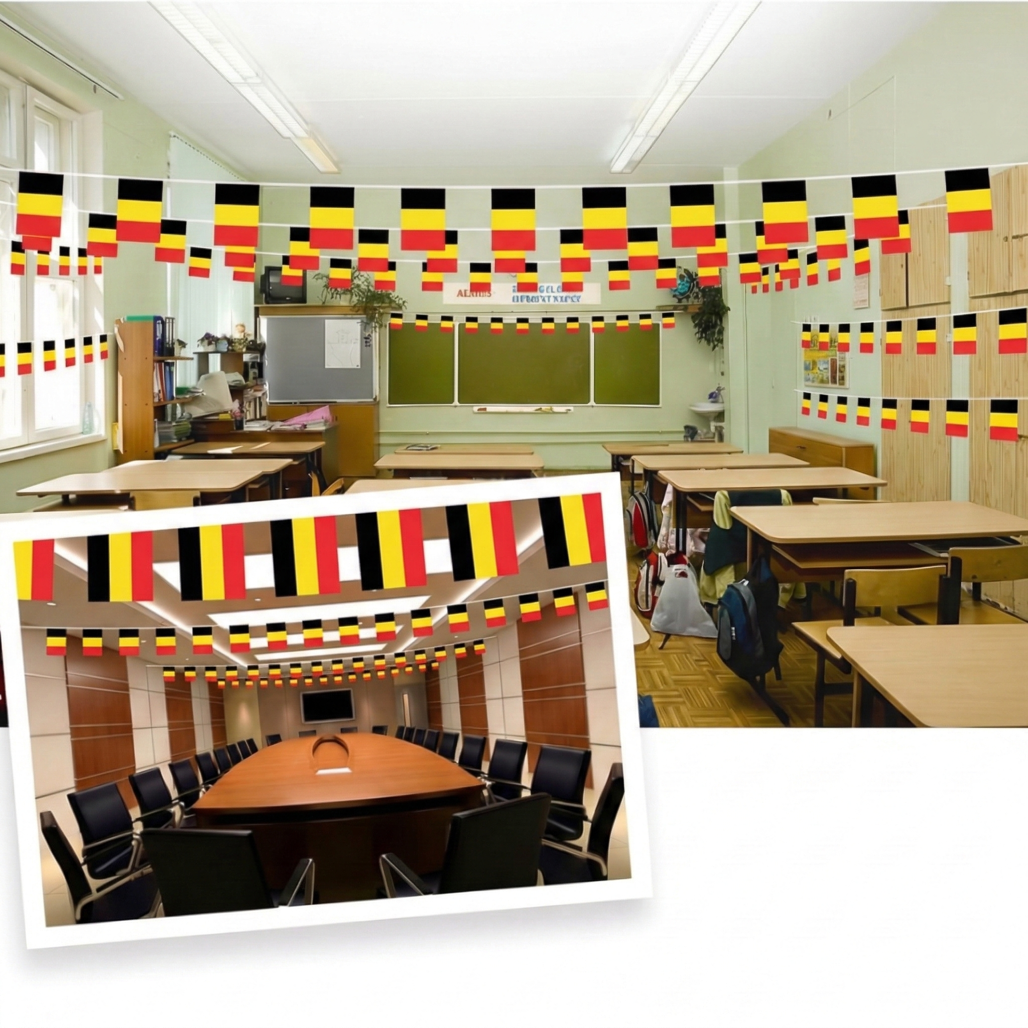 Official FIFA 2026 Belgium Flag Banner