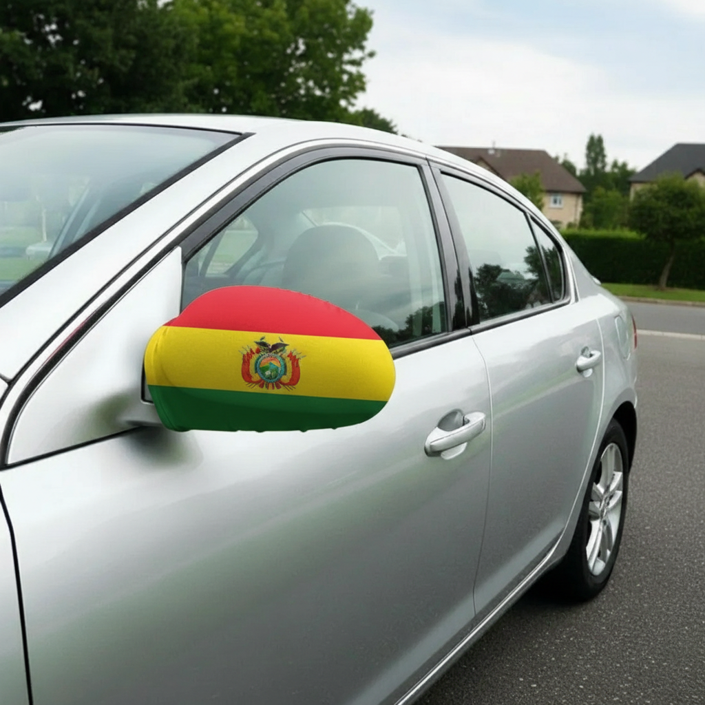 Official FIFA 2026 Bolivia Car Mirror Flag