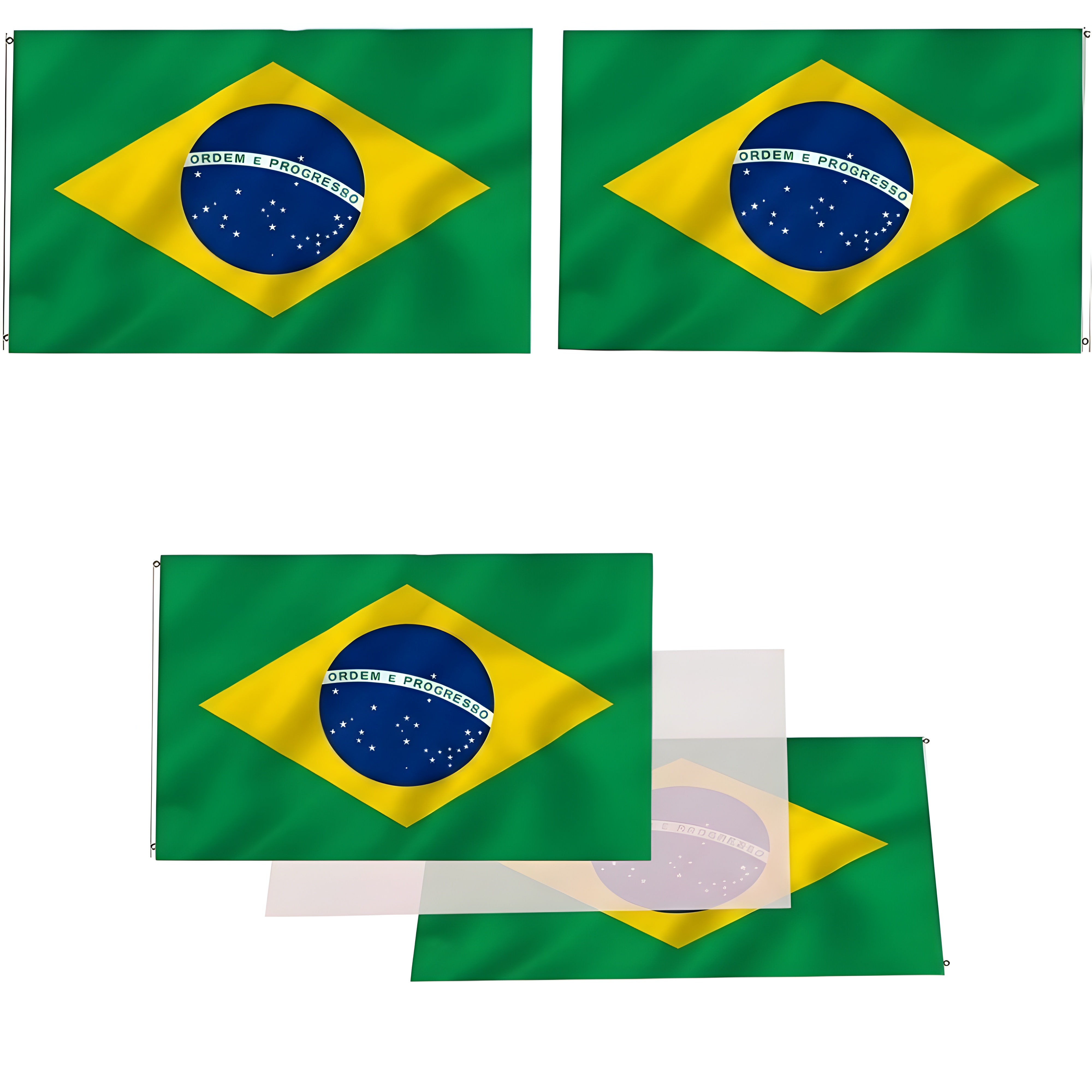 Official FIFA 2026 Brazil Flag flying on outdoor flagpole