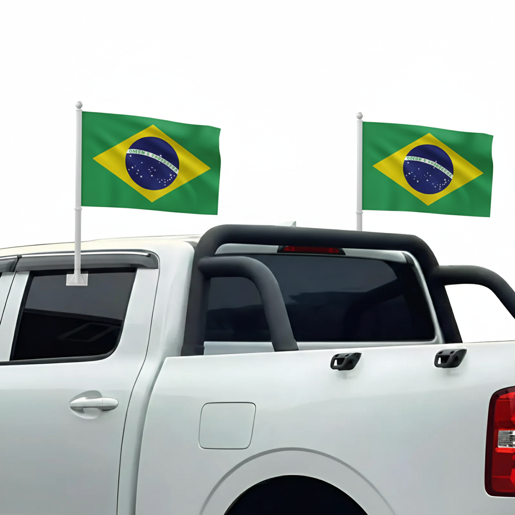 Official FIFA 2026 Brazil Car Flag