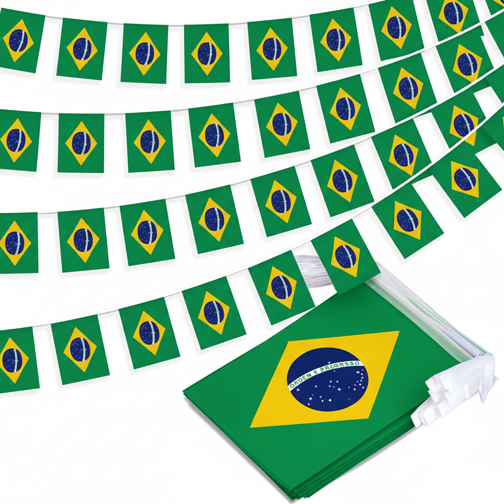 Official FIFA 2026 Brazil Flag Banner