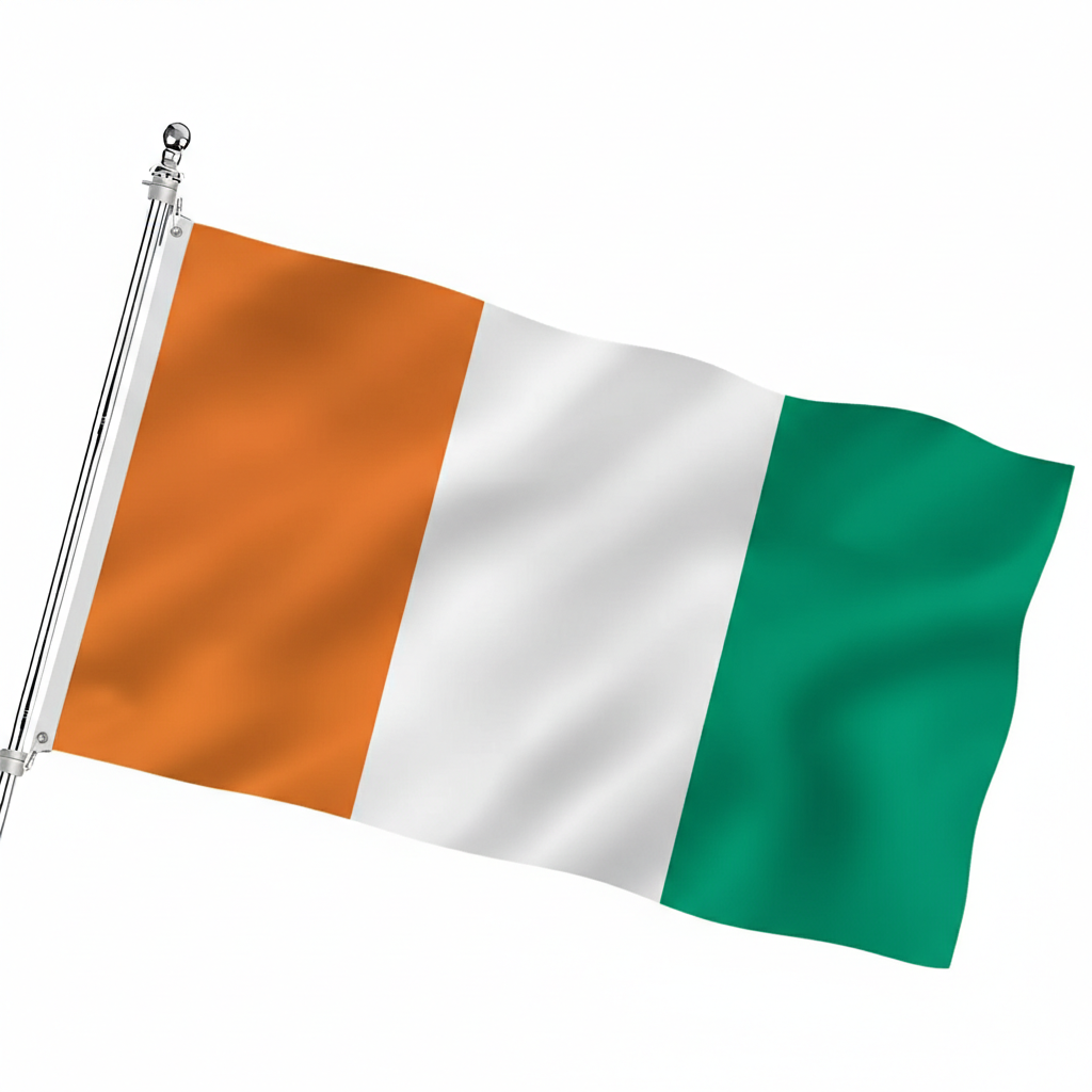 Official FIFA 2026 Côte d'Ivoire Flag
