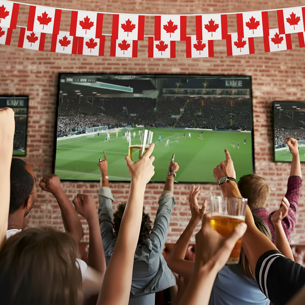 Official FIFA 2026 Canada Flag Banner