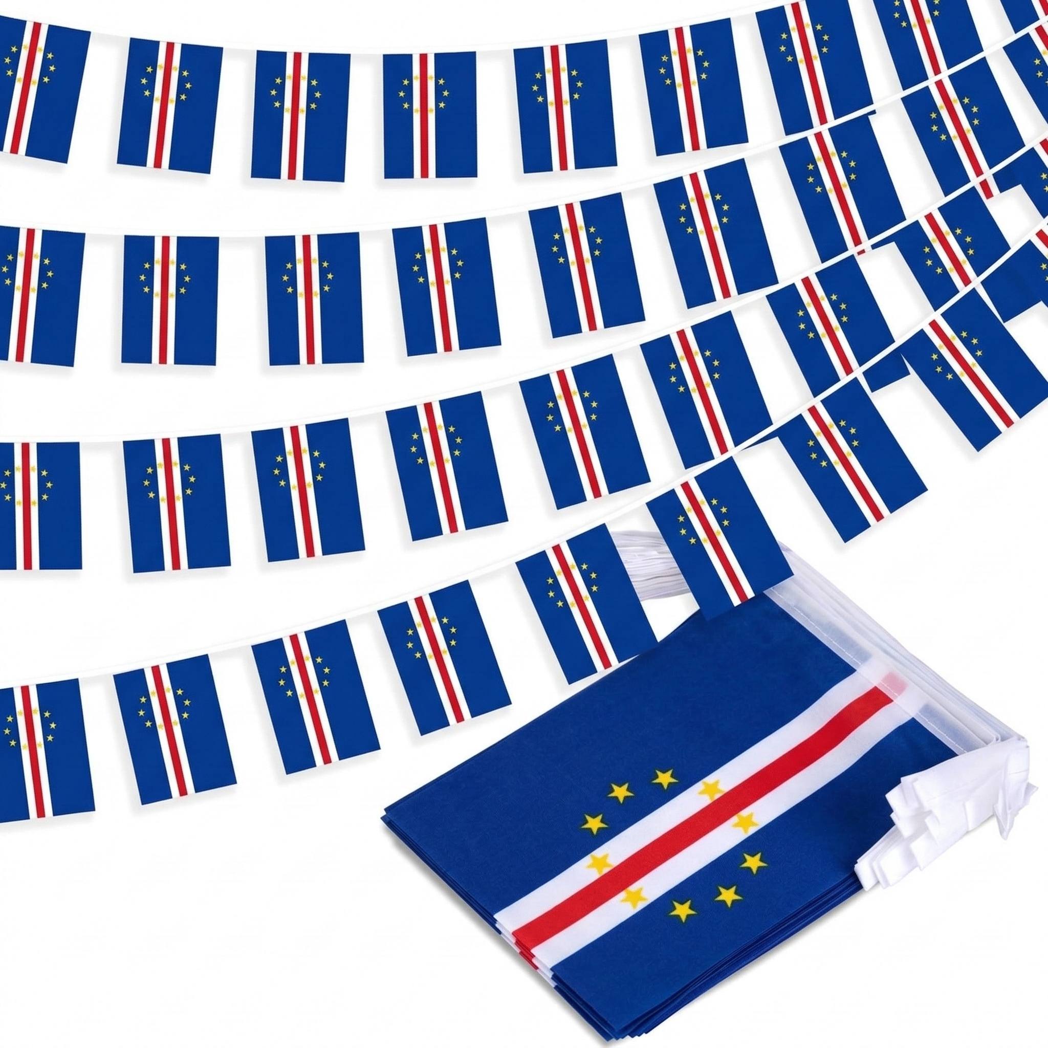 Official FIFA 2026 Cape Verde Flag Banner