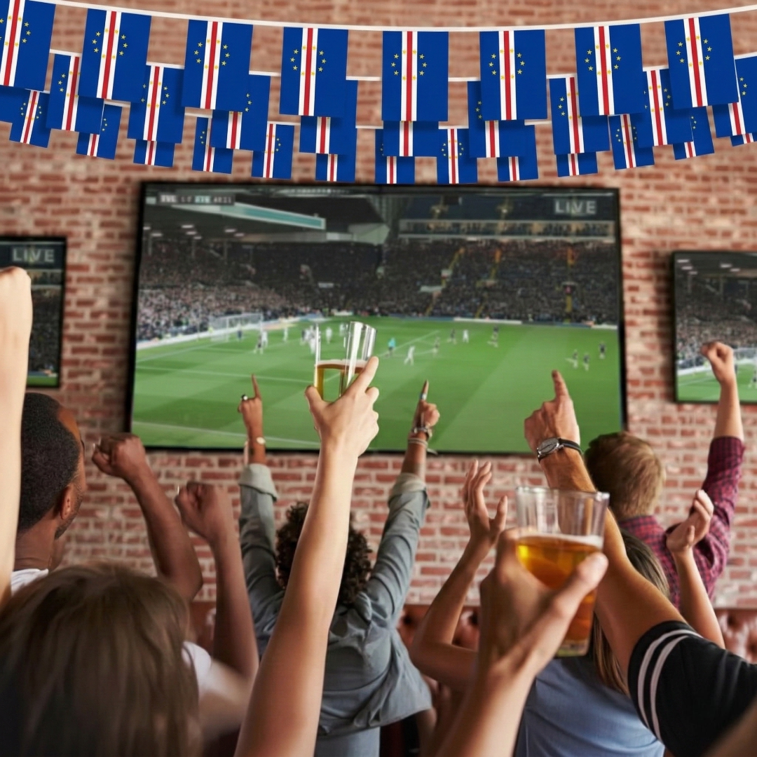 Official FIFA 2026 Cape Verde Flag Banner