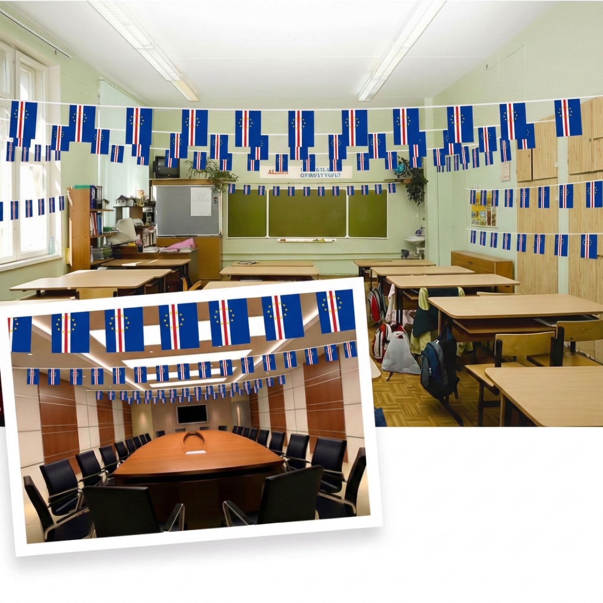 Official FIFA 2026 Cape Verde Flag Banner