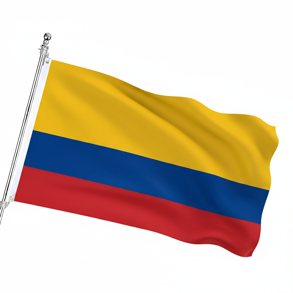Official FIFA 2026 Colombia Flag