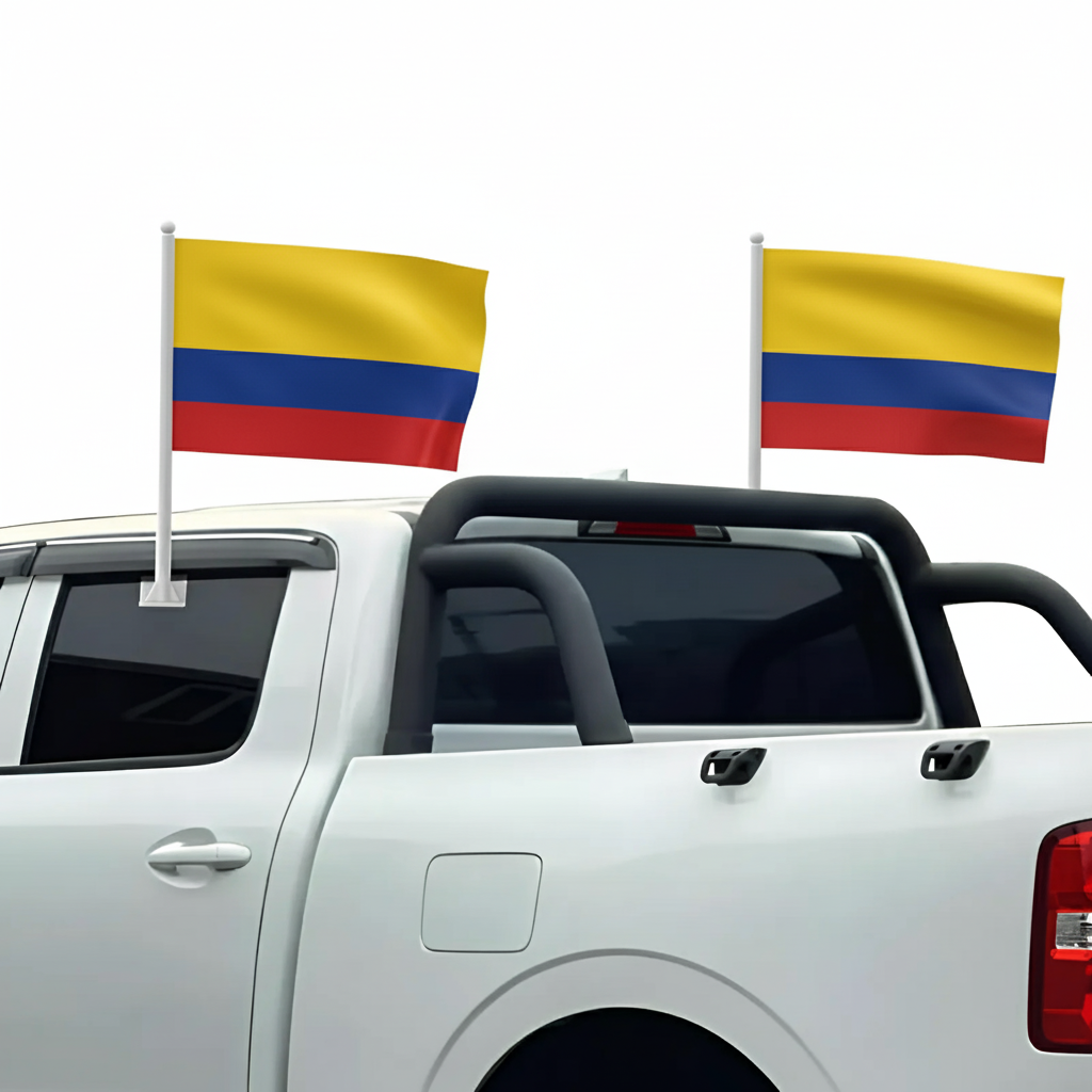 Official FIFA 2026 Colombia Car Flag