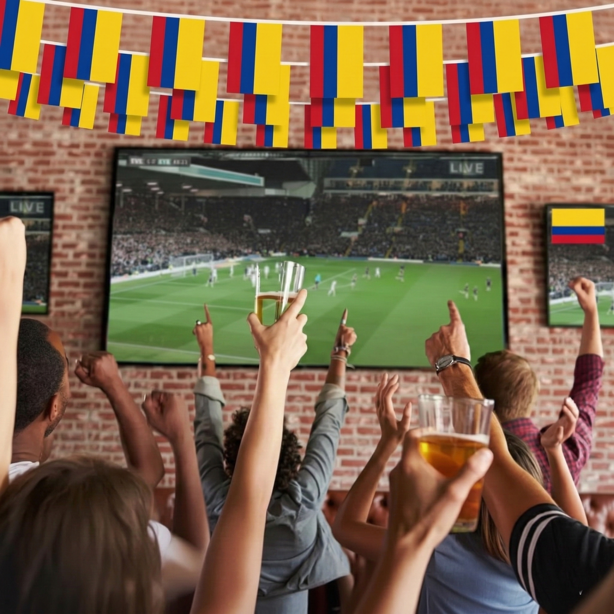 Official FIFA 2026 Colombia Flag Banner