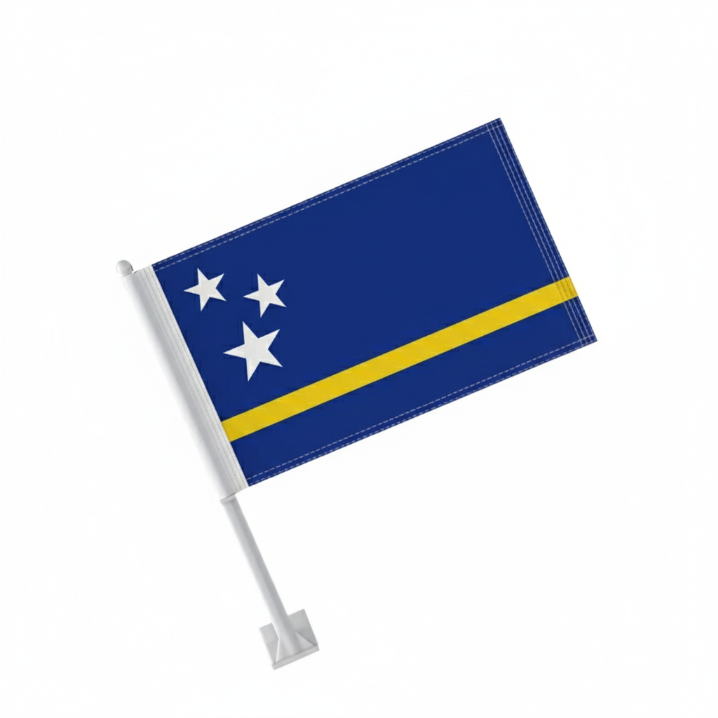 Official FIFA 2026 Curaçao Car Flag