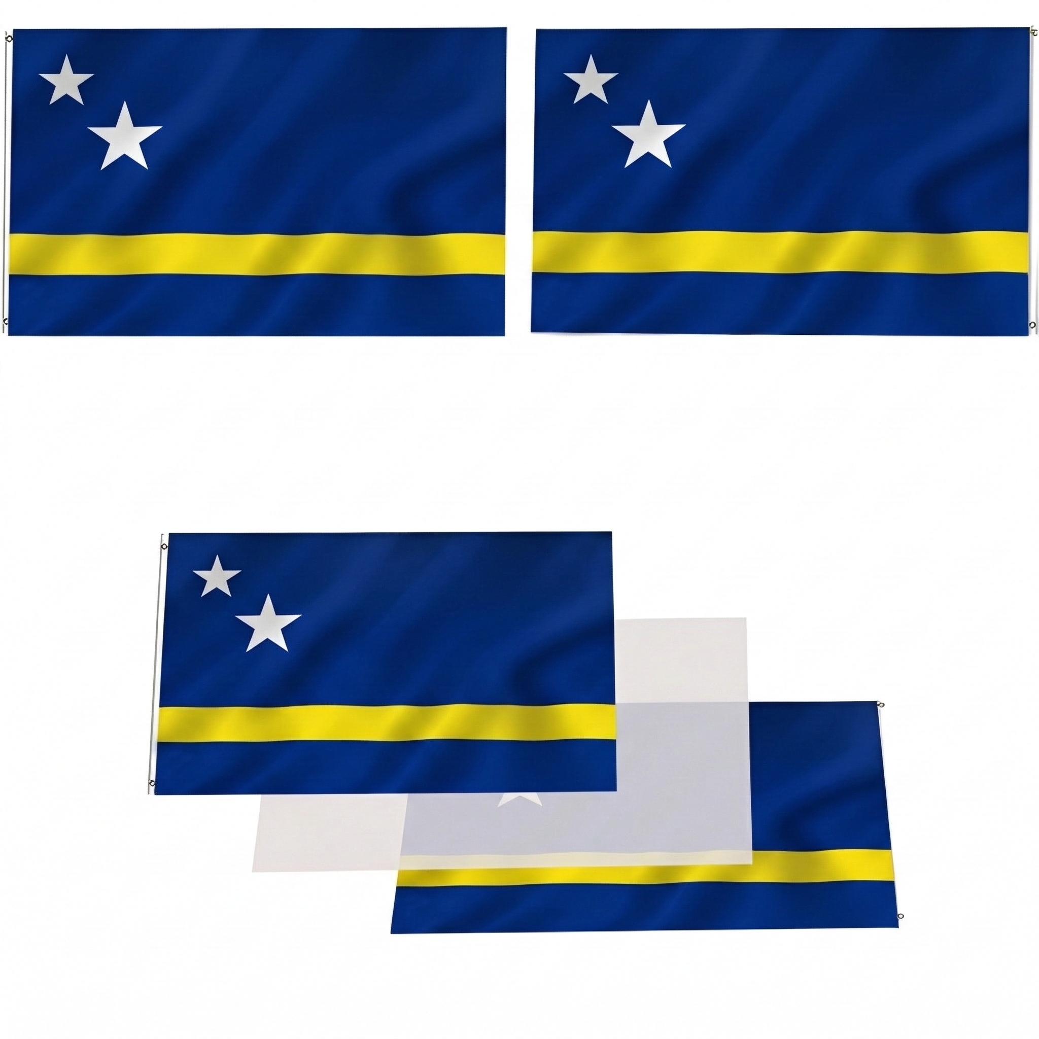 Official FIFA 2026 Curaçao Flag