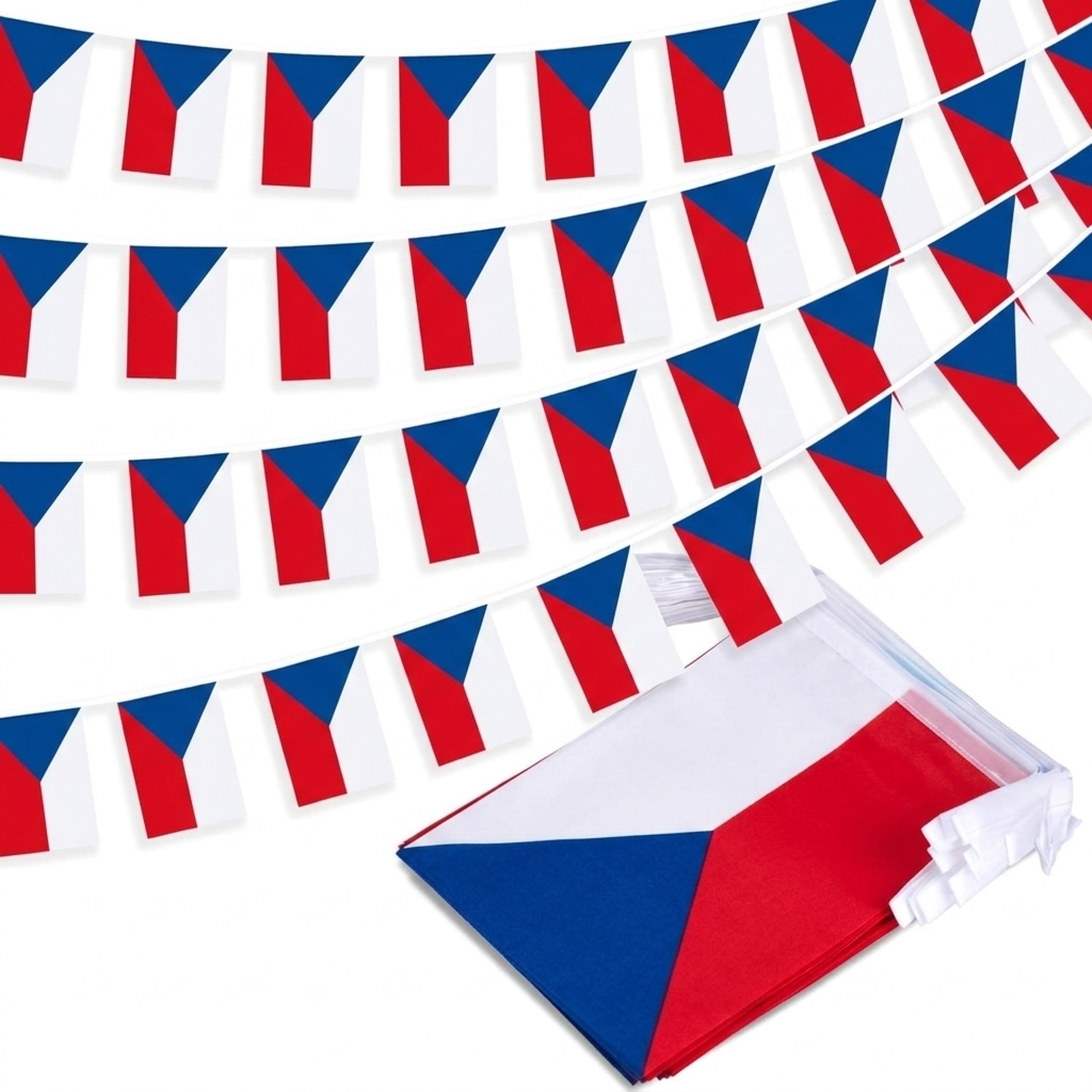 Official FIFA 2026 Czech Republic Flag Banner - front view