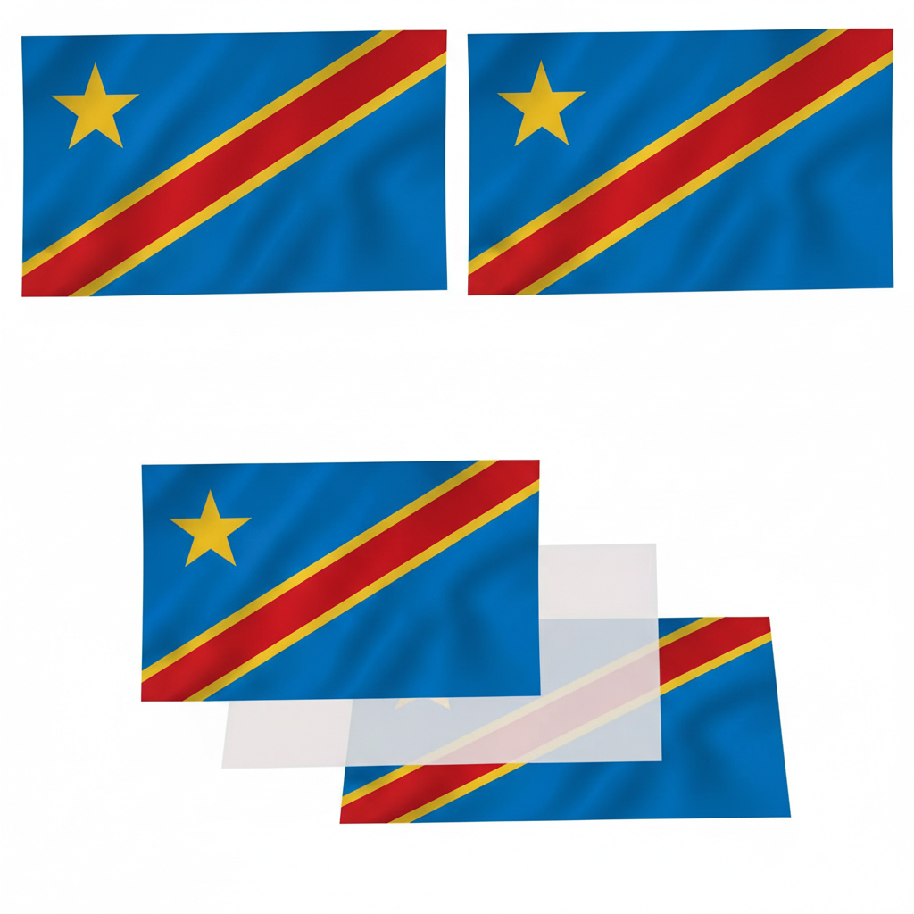 Official FIFA 2026 Democratic Republic of the Congo Flag