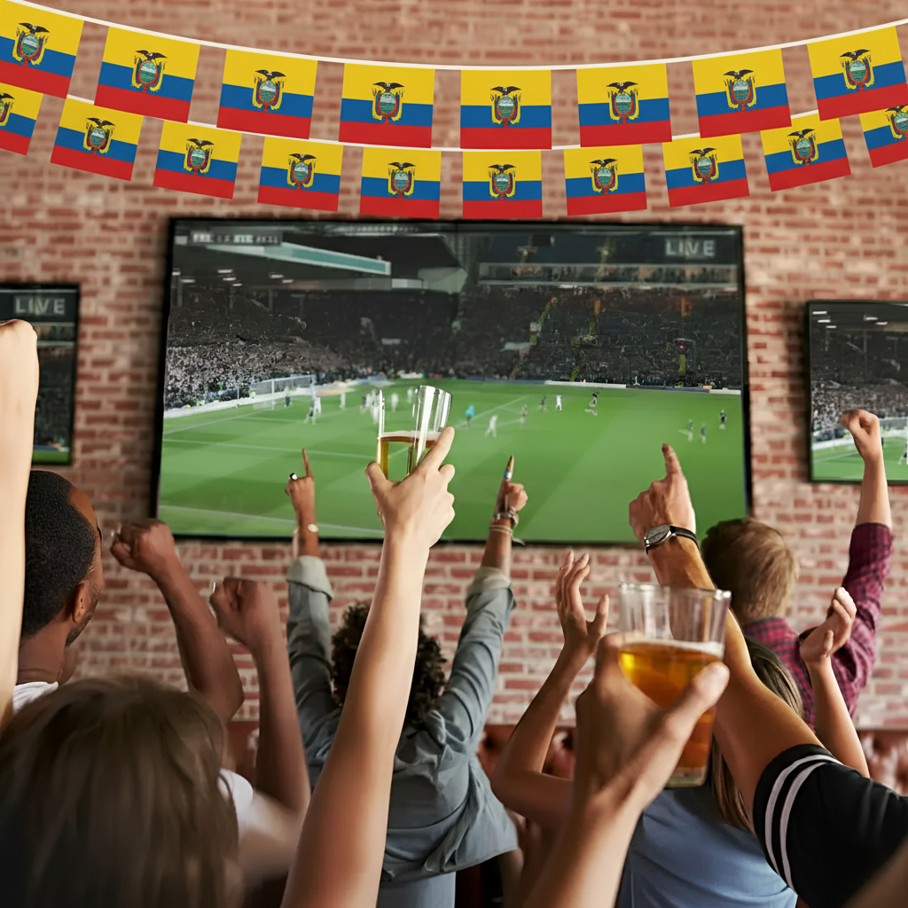 Official FIFA 2026 Ecuador Flag Banner