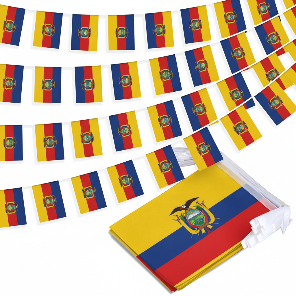 Official FIFA 2026 Ecuador Flag Banner