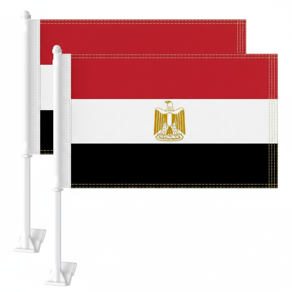 Official FIFA 2026 Egypt Car Flag