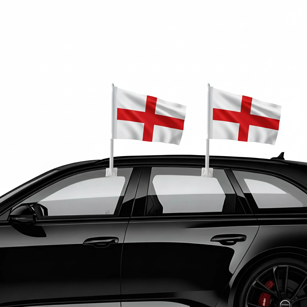Official FIFA 2026 England Car Flag