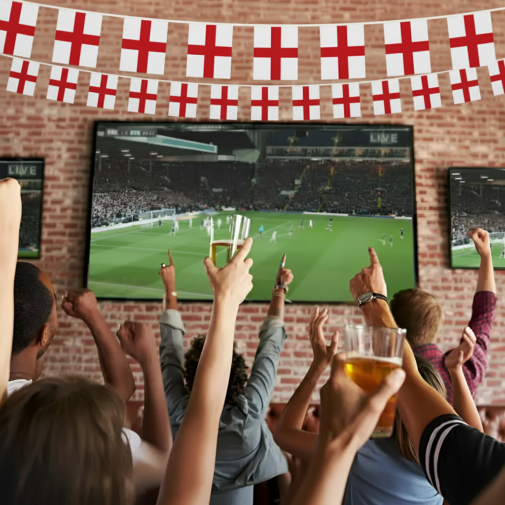 Official FIFA 2026 England Flag Banner