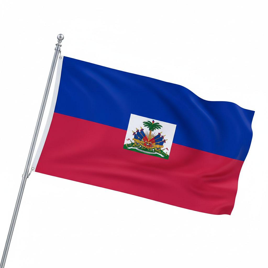 Official FIFA 2026 Haiti Flag