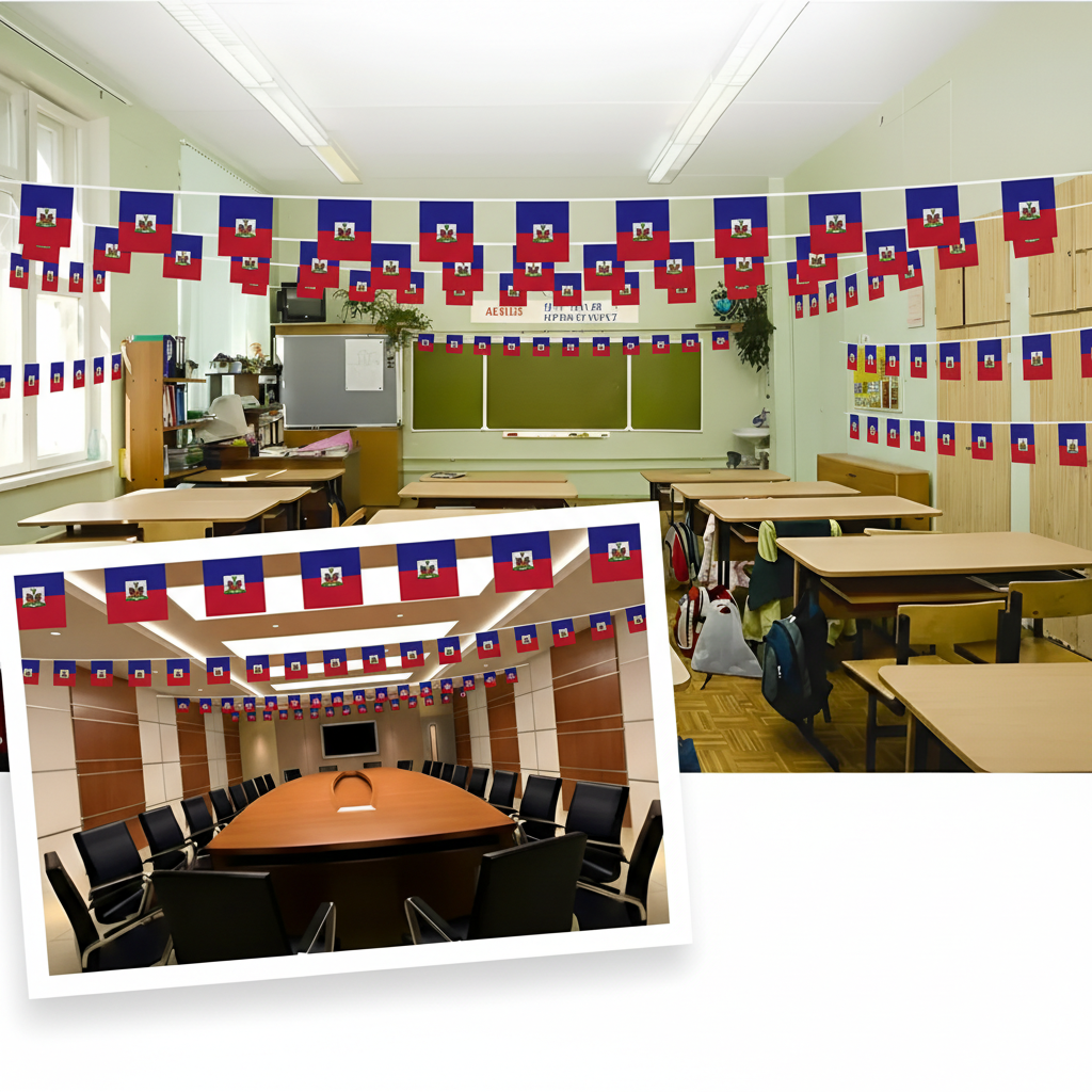 Official FIFA 2026 Haiti Flag Banner