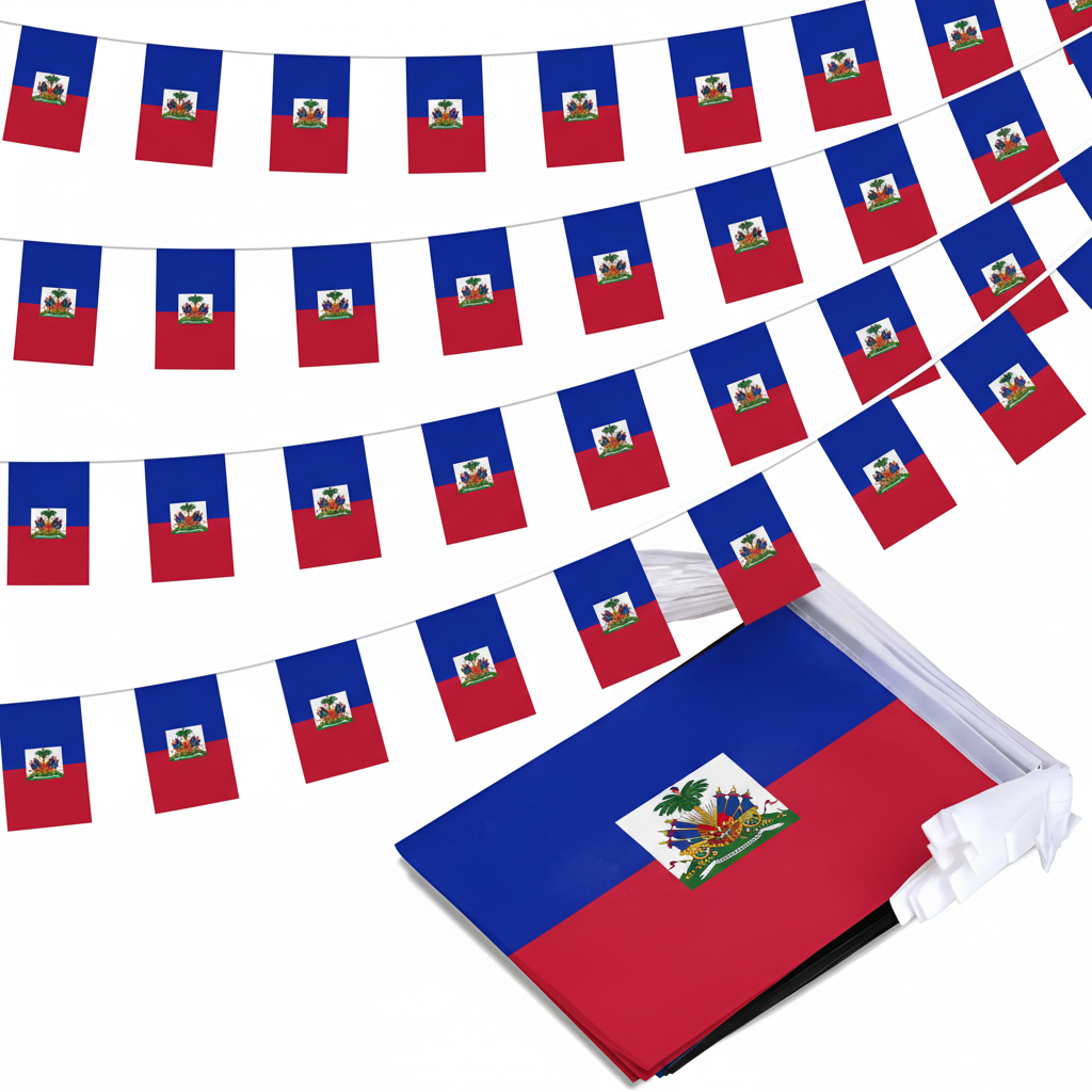 Official FIFA 2026 Haiti Flag Banner