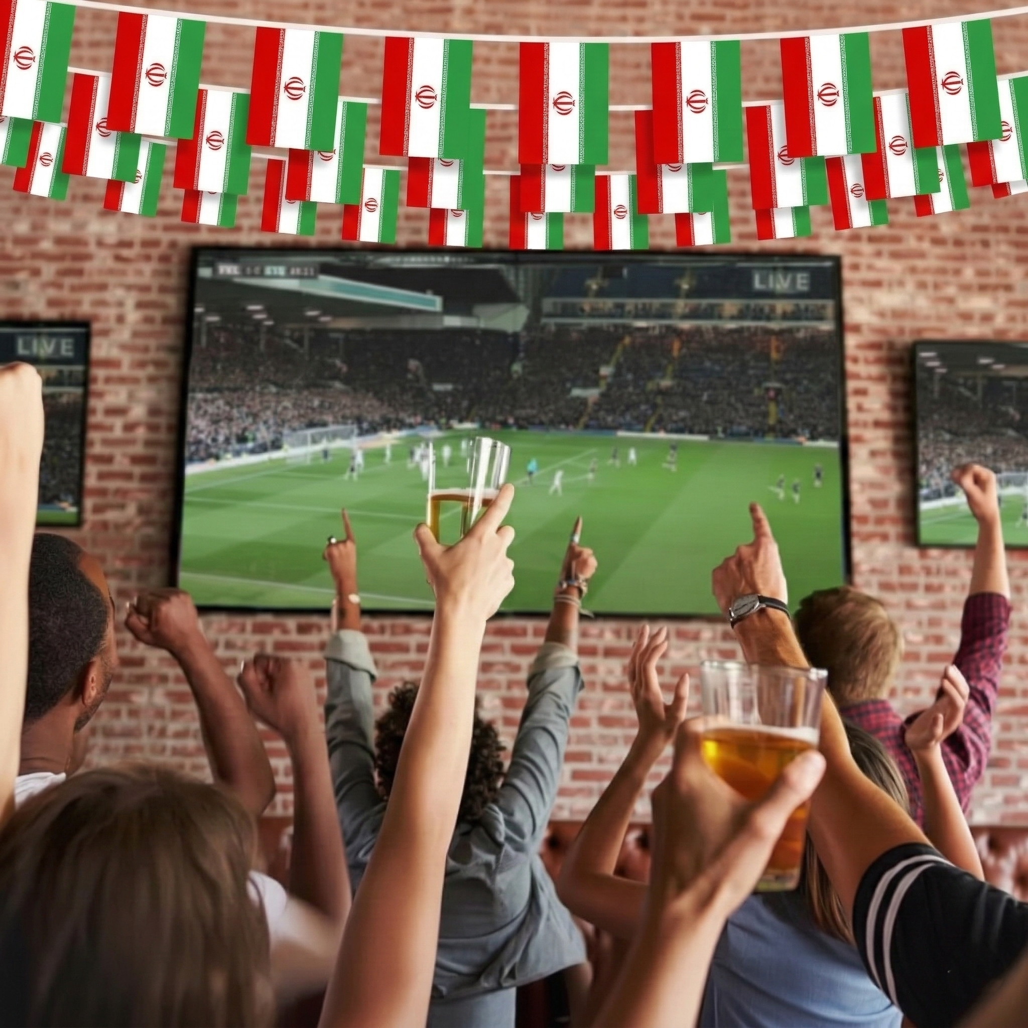 Official FIFA 2026 Iran Flag Banner