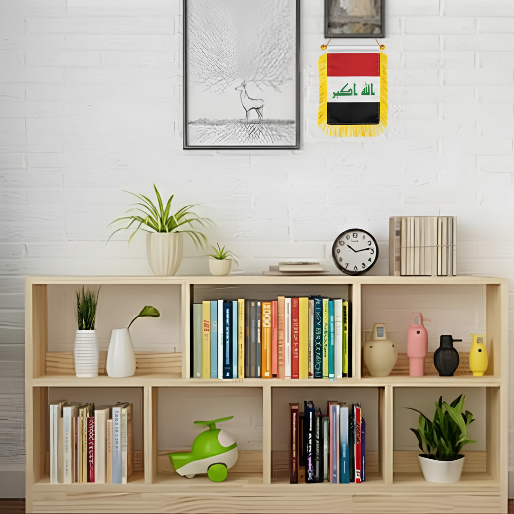 Official FIFA 2026 Iraq Car Window Mini Decorative Flag