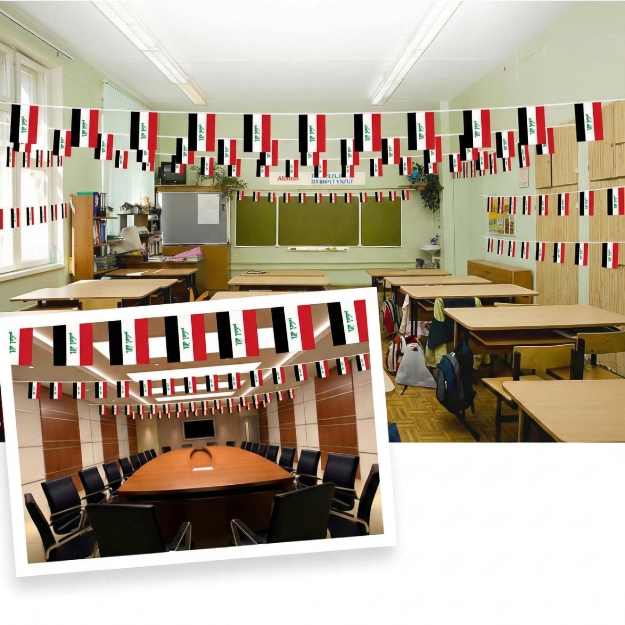 Official FIFA 2026 Iraq Flag Banner