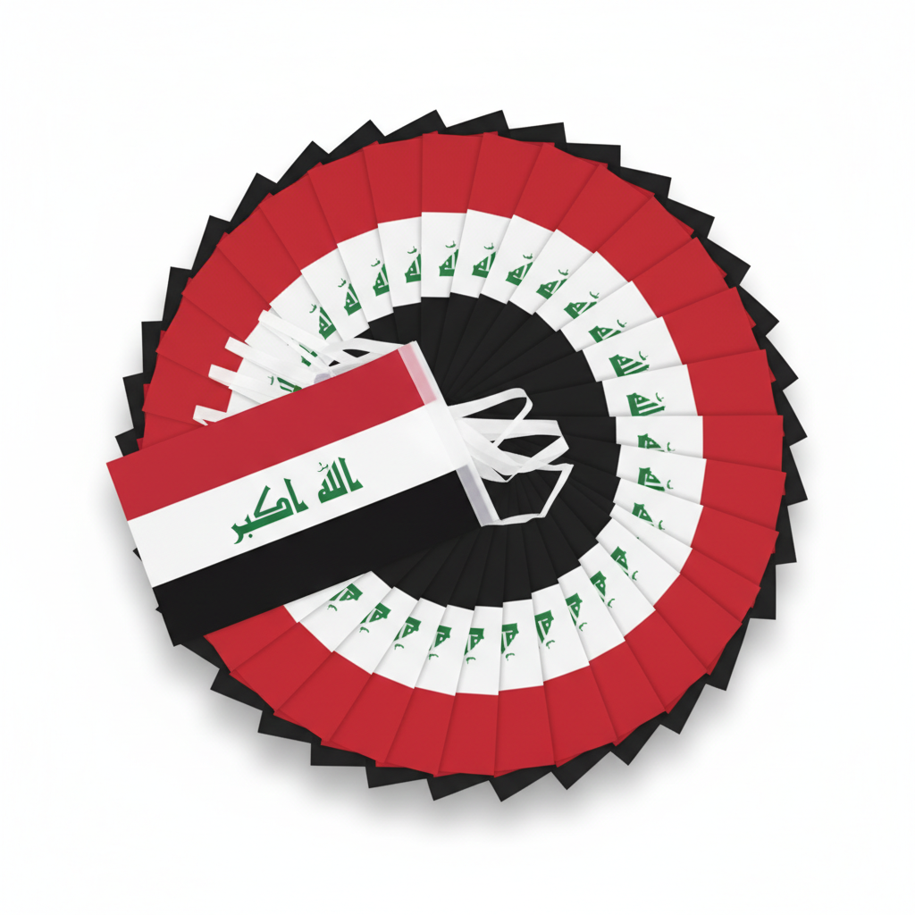 Official FIFA 2026 Iraq Flag Banner