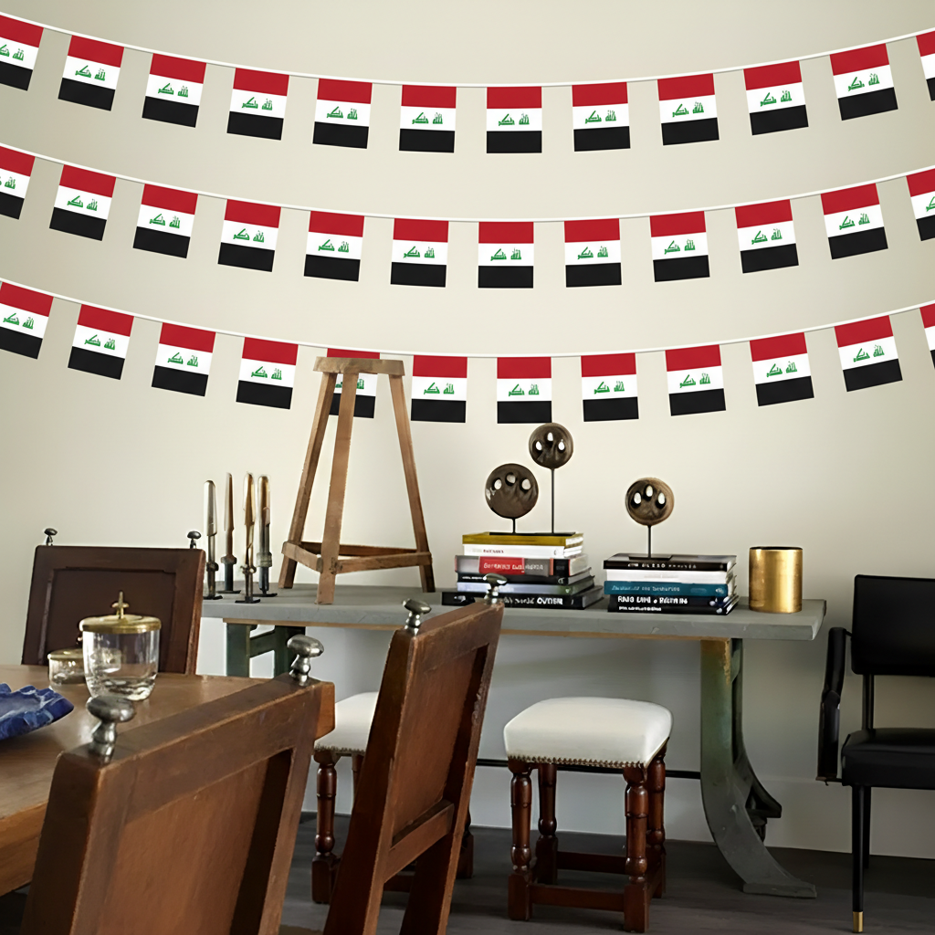 Official FIFA 2026 Iraq Flag Banner