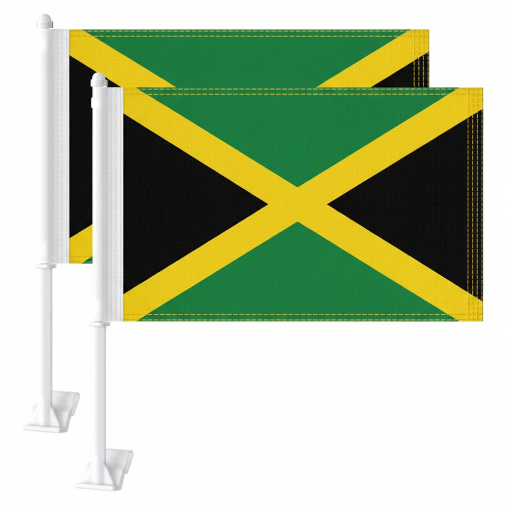 Official FIFA 2026 Jamaica Car Flag