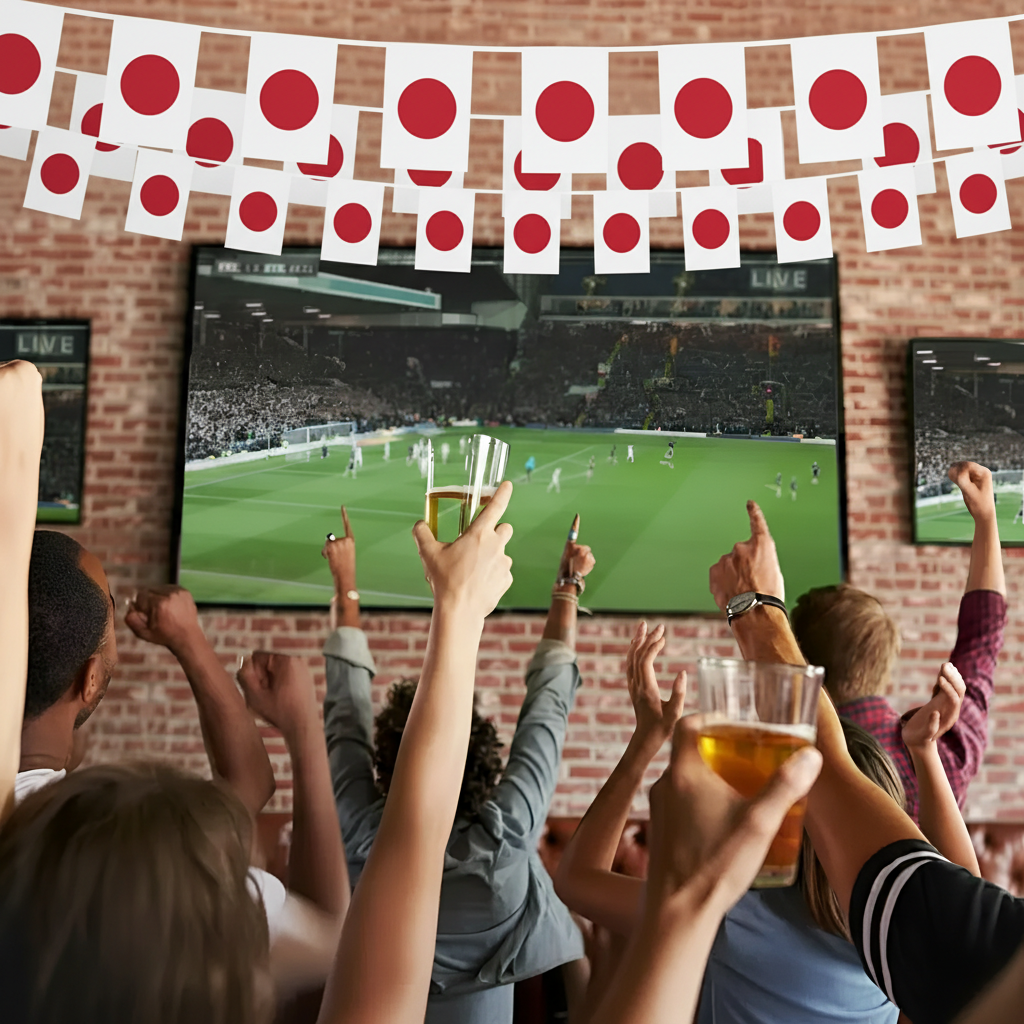 Official FIFA 2026 Japan Flag Banner