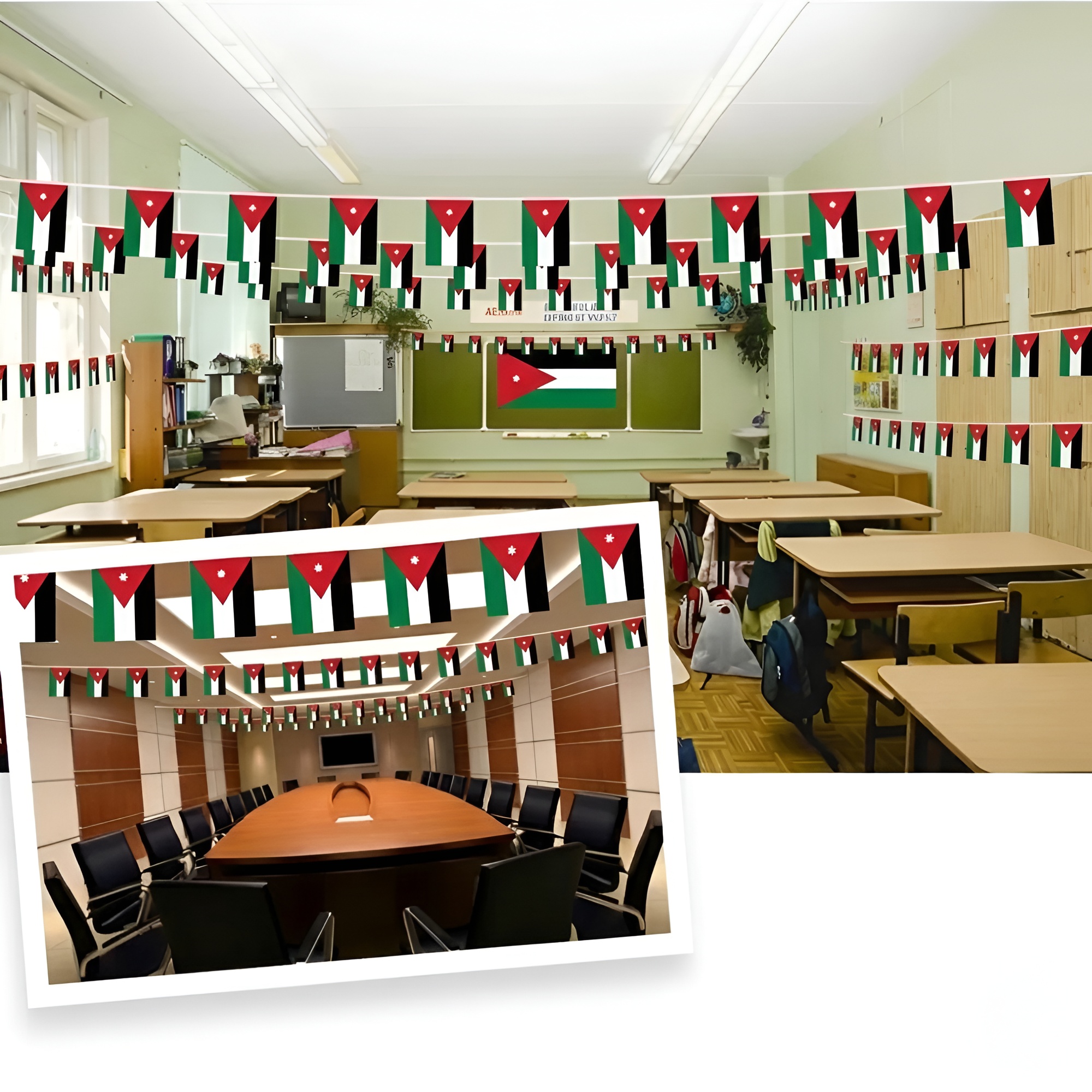 Official FIFA 2026 Jordan Flag Banner