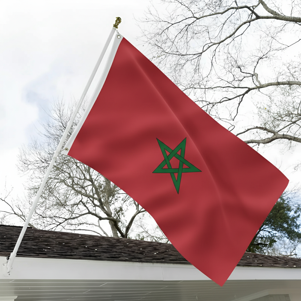Official FIFA 2026 Morocco Flag