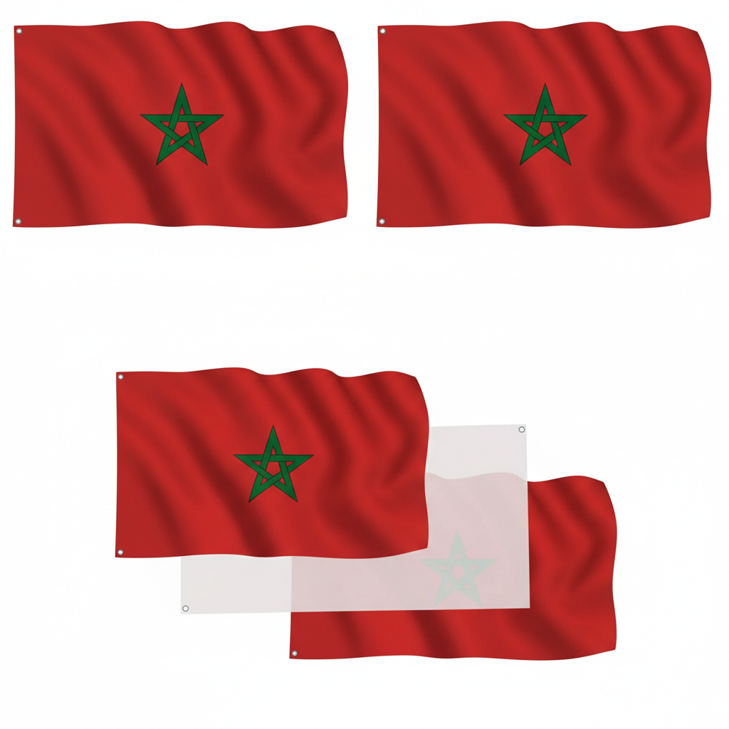 Official FIFA 2026 Morocco Flag