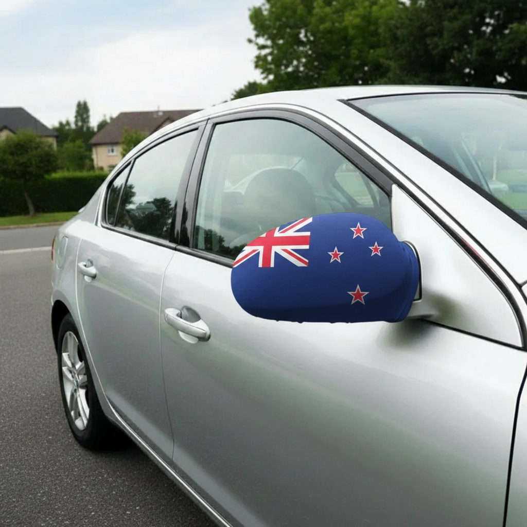 Official FIFA 2026 New Zealand Car Mirror Flag