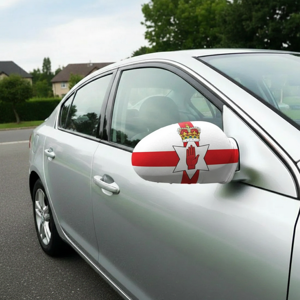 Official FIFA 2026 Northern Ireland Car Mirror Flag - product view