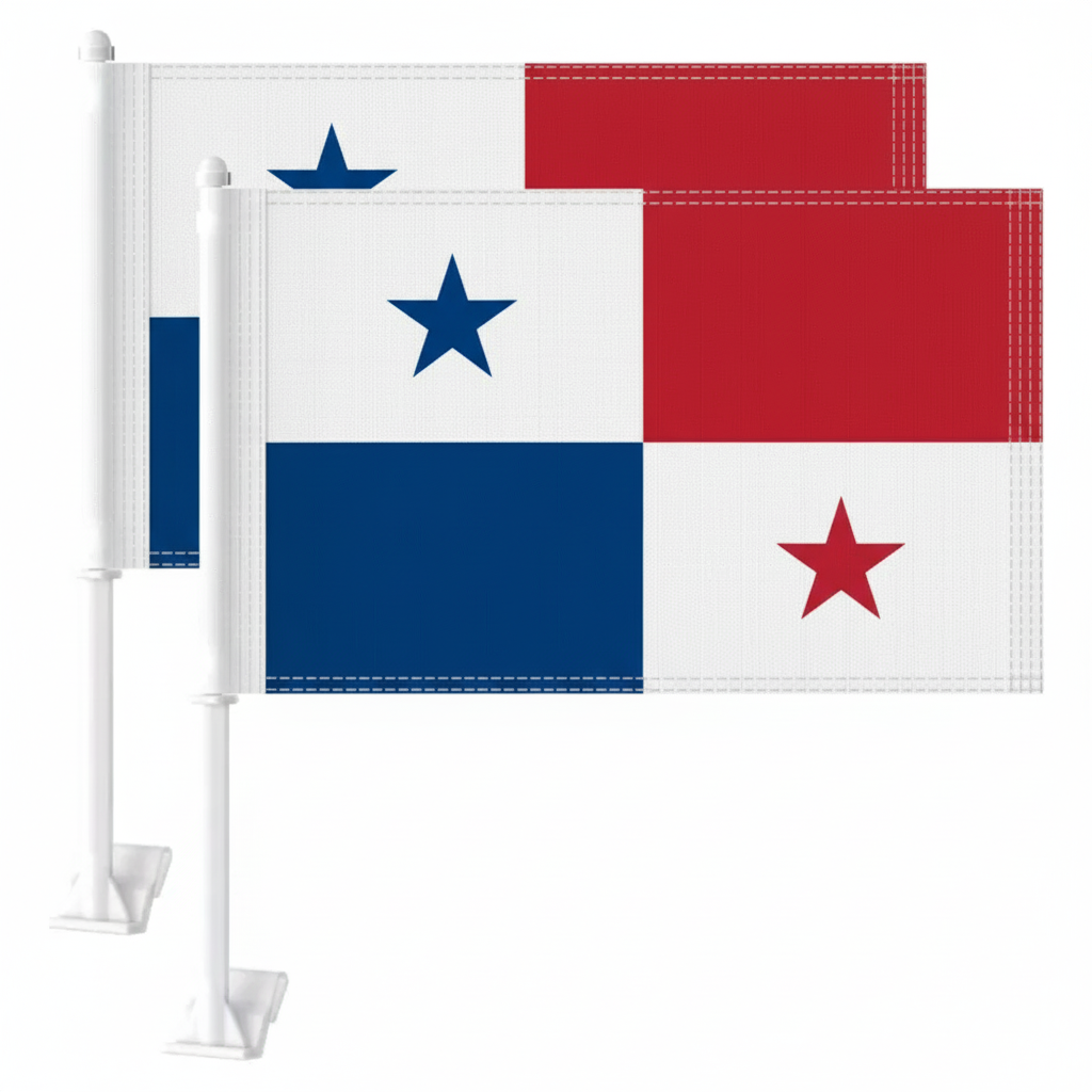 Official FIFA 2026 Panama Car Flag