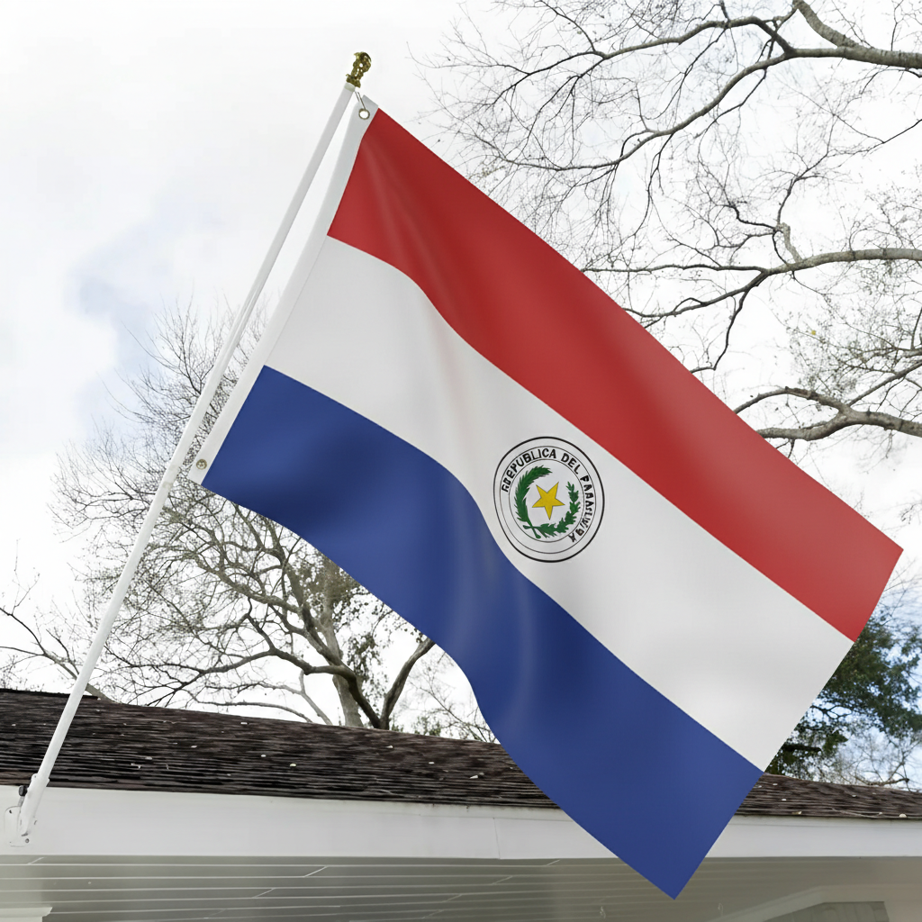 Official FIFA 2026 Paraguay Flag