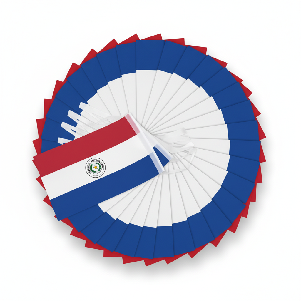 Official FIFA 2026 Paraguay Flag Banner