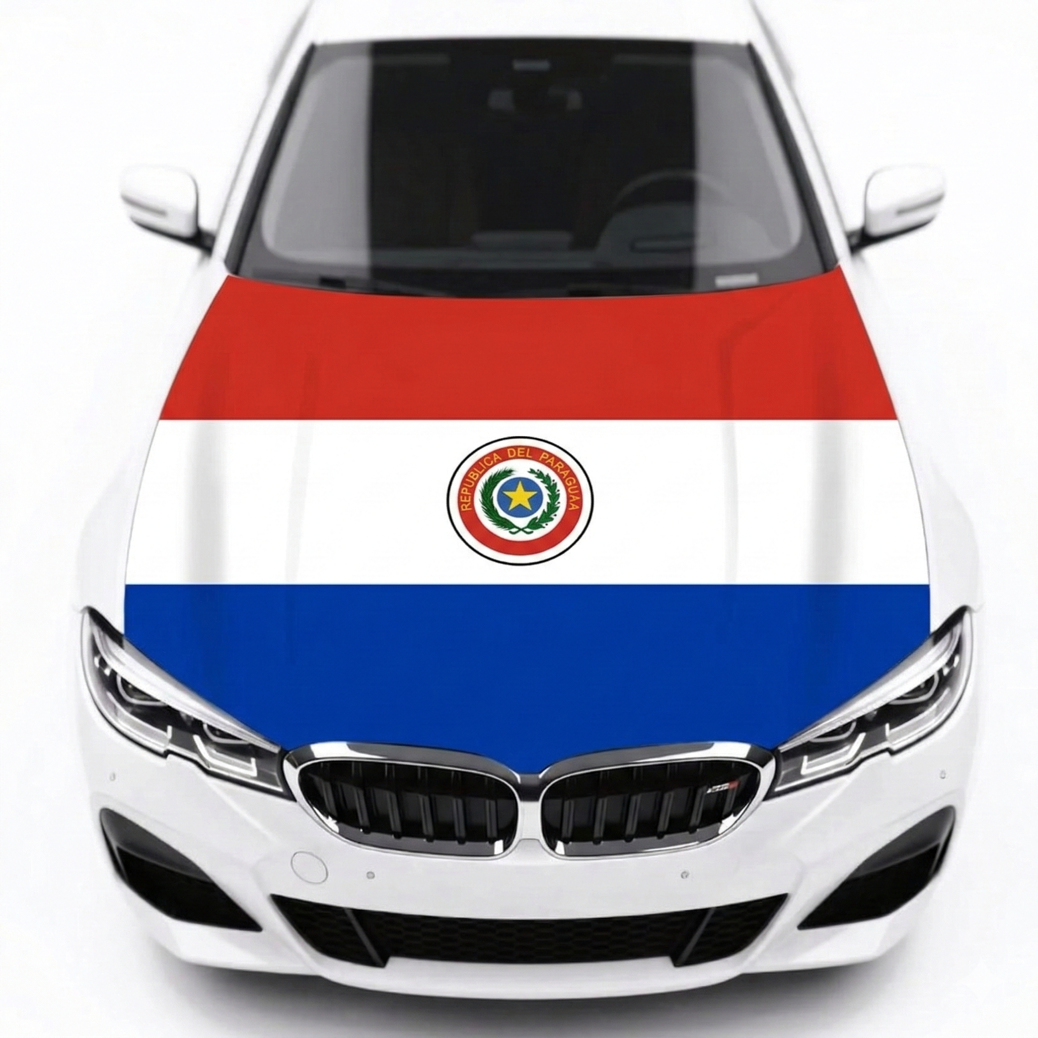 Official FIFA 2026 Paraguay Flag Car Hood Cover