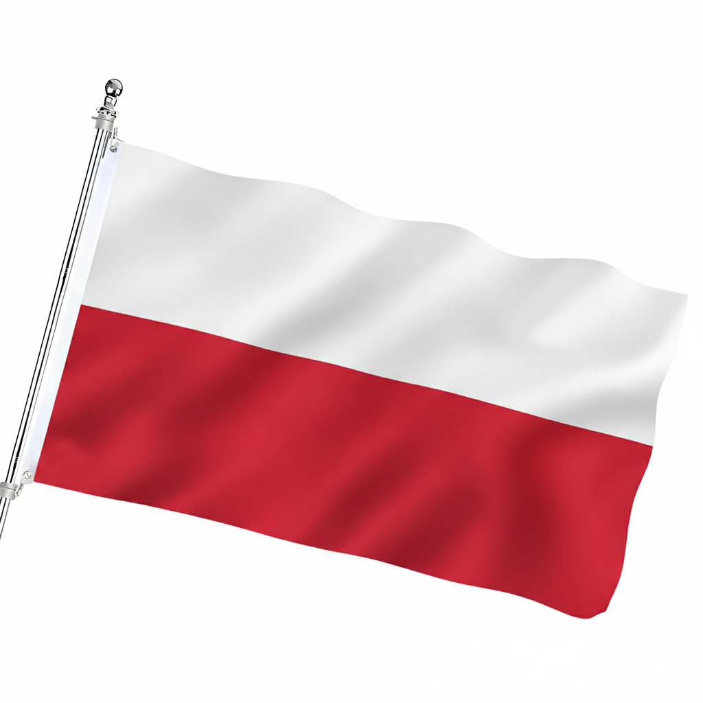 Official FIFA 2026 Poland Flag