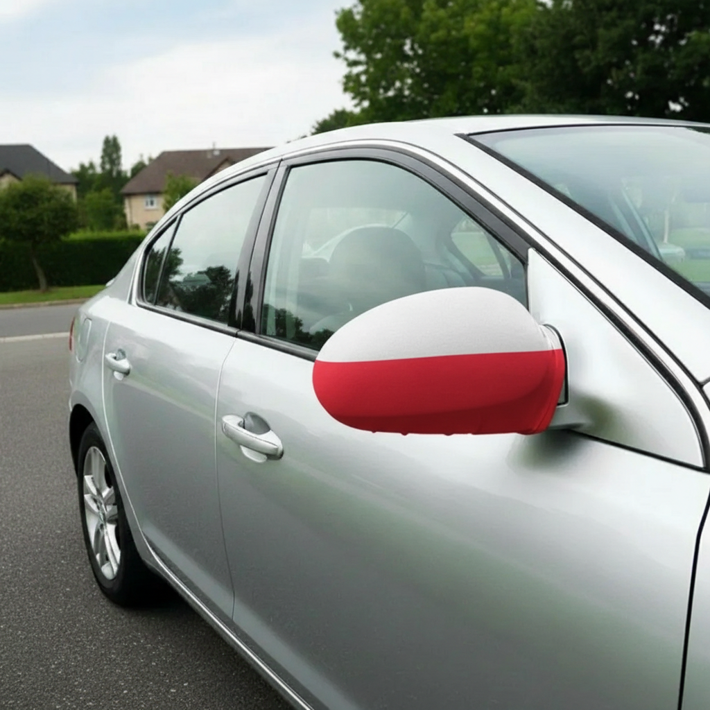 Official FIFA 2026 Poland Car Mirror Flag