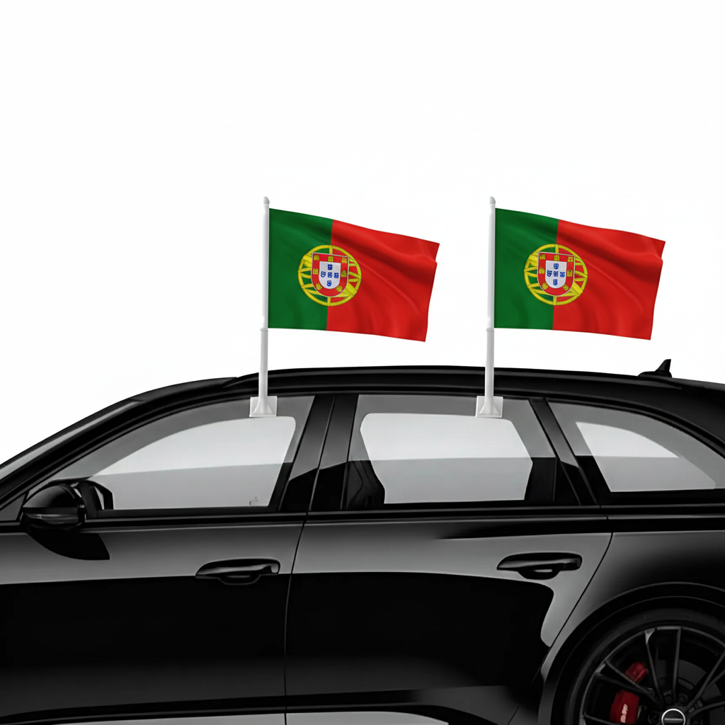 Official FIFA 2026 Portugal Car Flag