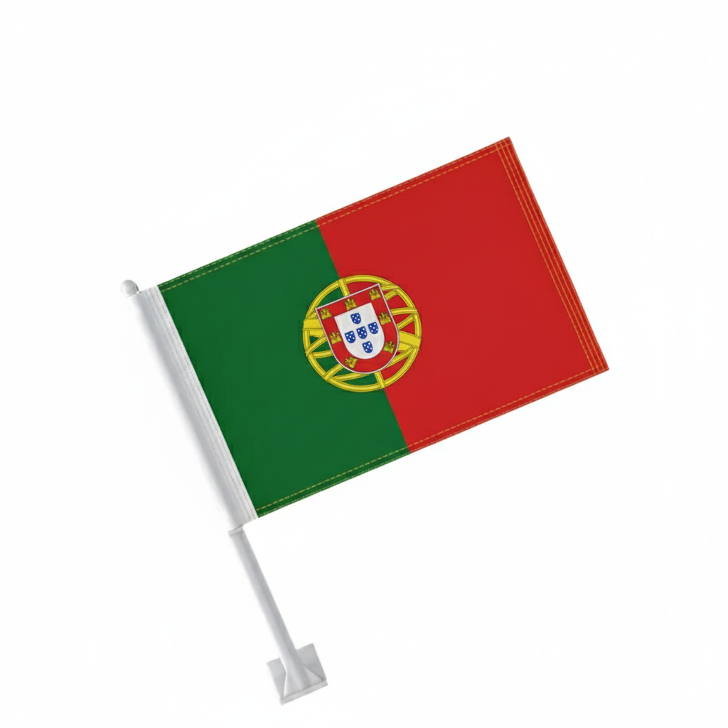 Official FIFA 2026 Portugal Car Flag