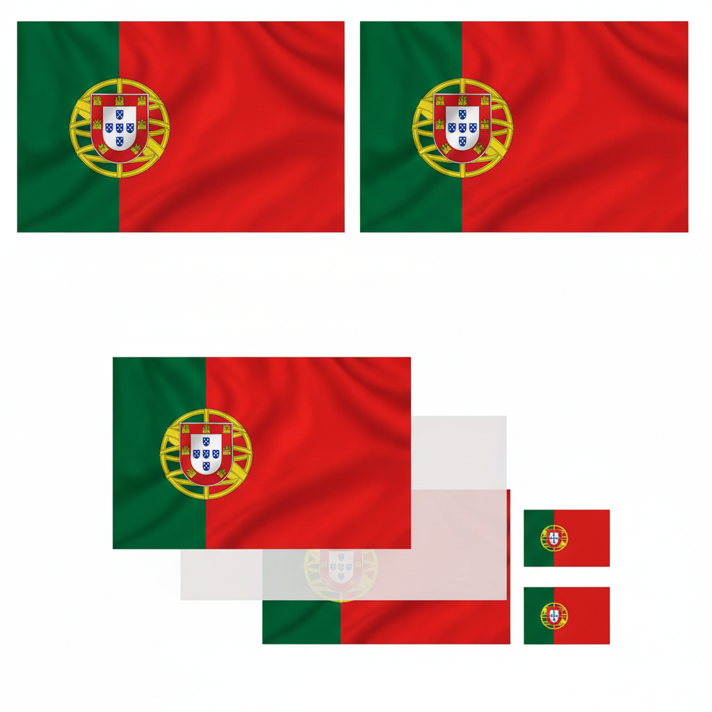 Official FIFA 2026 Portugal Flag