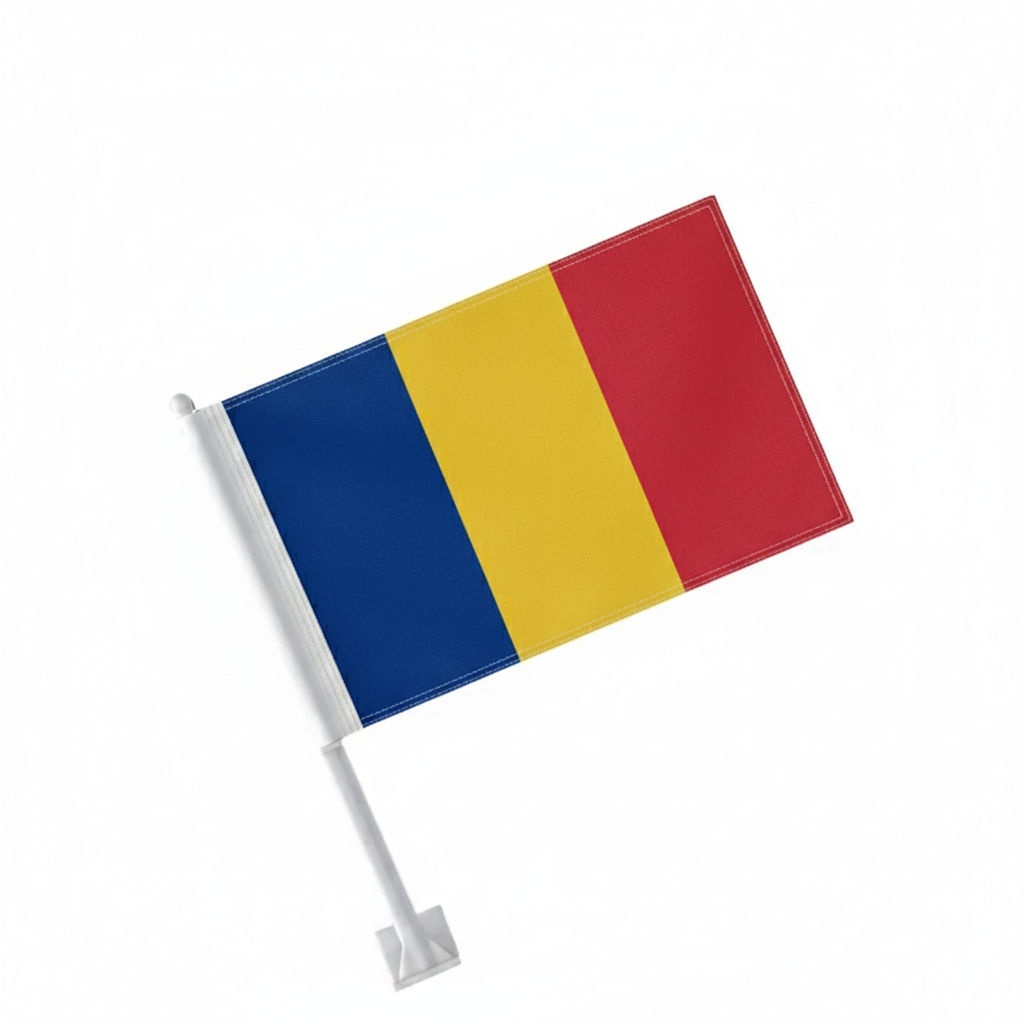 Official FIFA 2026 Romania Car Flag