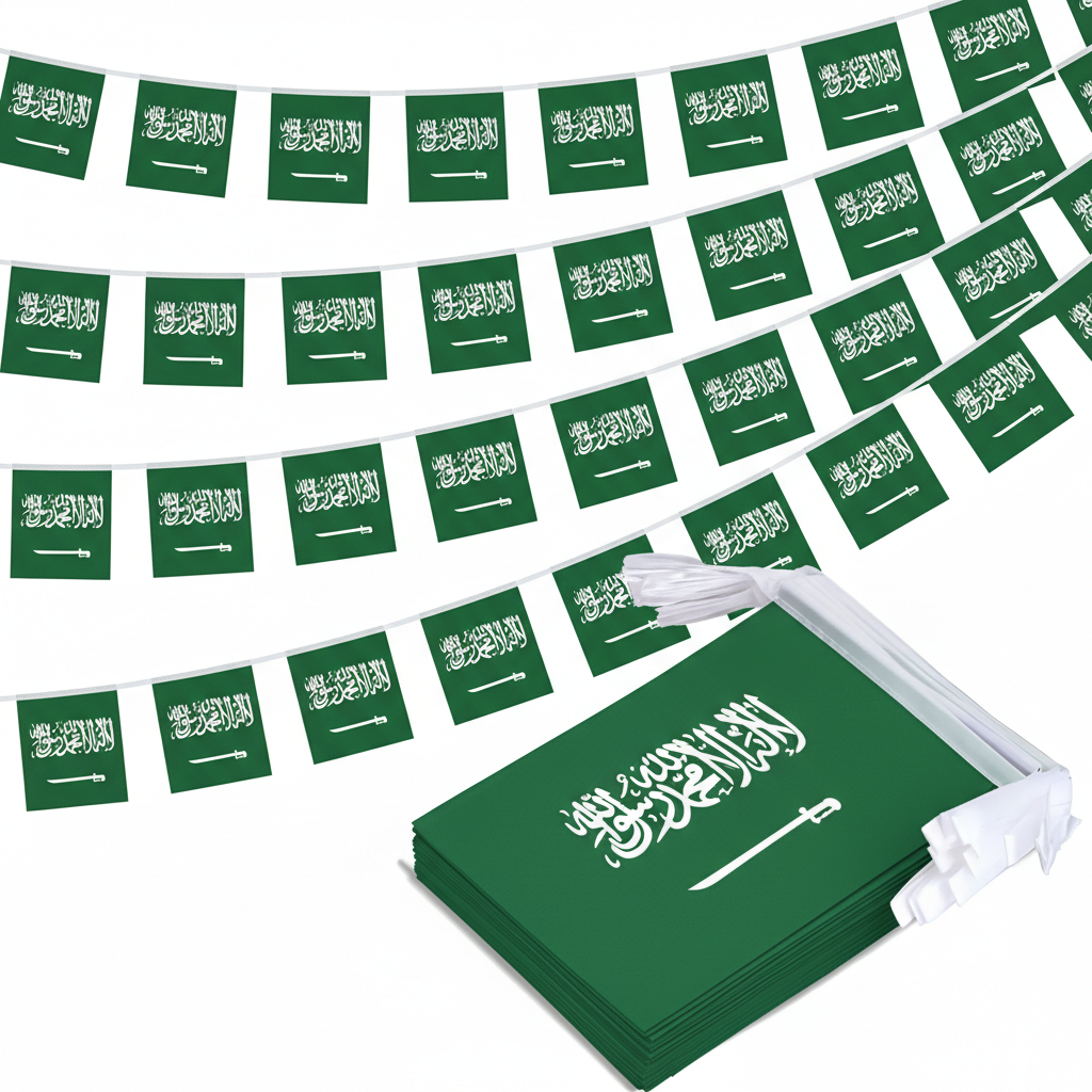 Official FIFA 2026 Saudi Arabia Flag Banner