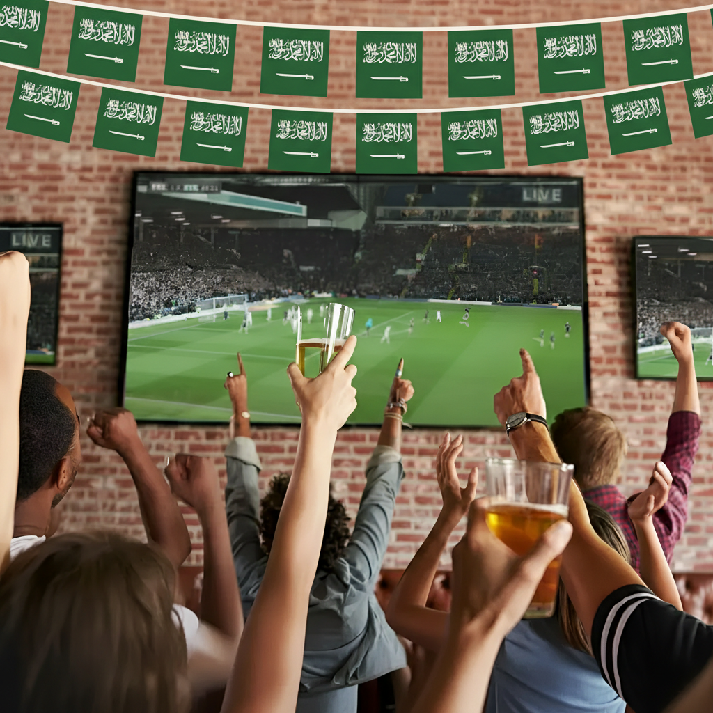 Official FIFA 2026 Saudi Arabia Flag Banner