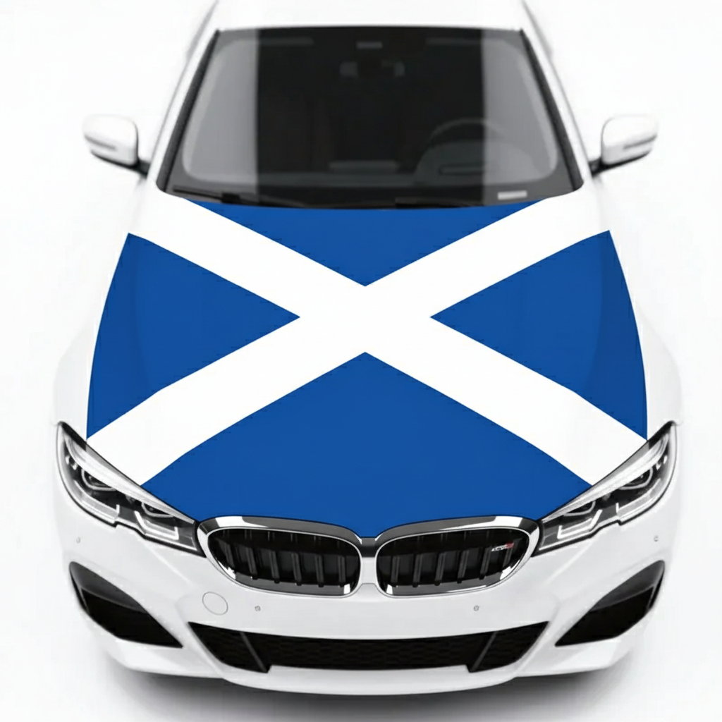 Official FIFA 2026 Scotland Flag Car Hood Cover